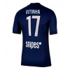 Koszulka piłkarska Paris Saint-Germain Vitinha #17 Strój Domowy 2025-26 tanio Krótki Rękaw